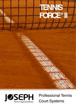 Tennis Force - Joseph Tennisplatzbau AG