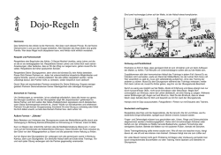 Dojo-Regeln