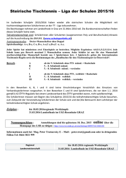 Ausschreibung