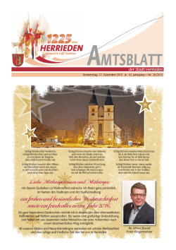 amtsblatt - der Stadt Herrieden