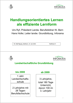 Handlungsorientiertes Lernen