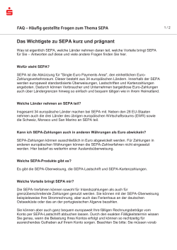SEPA-FAQ - Berliner Sparkasse