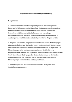 AGB - iventscreen