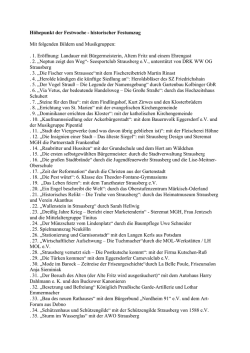 H&ouml;hepunkt der Festwoche - historischer Festumzug Mit folgenden