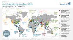 Schadenereignisse weltweit 2015