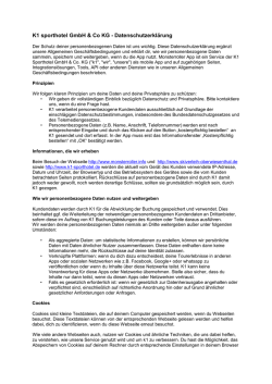 Datenschutzbestimmungen