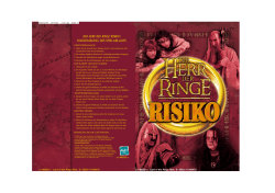 der herr der ringe risiko kurzfassung des spielablaufs