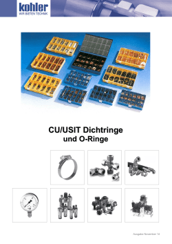 CU USIT Dichtringe und O-Ringe