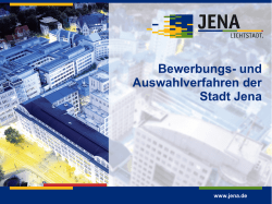 Informationen zum Bewerbungs- und Auswahlverfahren (PDF