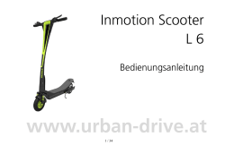 4. Inbetriebnahme des INMOTION E-Scooters - Urban