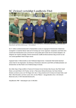 SC Zwiesel verteidigt Landkreis-Titel