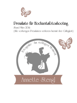 Hochzeit - annette