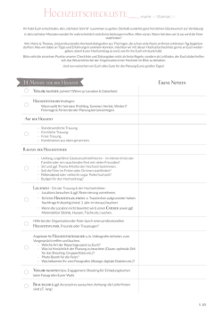 Hochzeitscheckliste marieundthomas.de