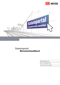 Stationsportal Benutzerhandbuch
