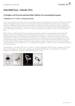 Aalto Ballett Essefl - Kaleflder 2016
