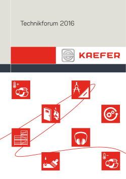 KAEFER Technikforum 2016