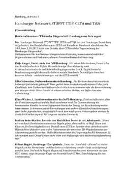Hamburger Netzwerk STOPPT TTIP, CETA und TiSA
