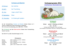 Vorleseprogramm 2016