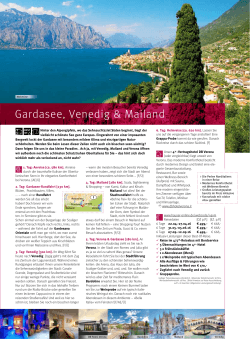 Gardasee, Venedig & Mailand - Hauser