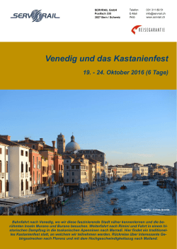 Venedig und das Kastanienfest