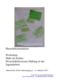 Diversit&auml;t Dokumentation 2015 (pdf , 1.11 MB)