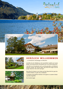 herzlich willkommen