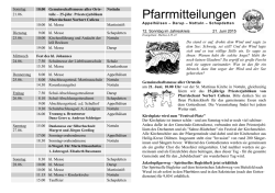 12 Sonntag im Jahreskreis - Katholische Pfarrgemeinde St. Martin