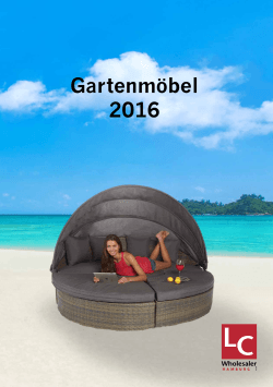 Katalog Gartenmöbel 2016