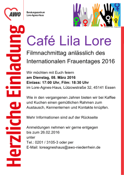 Café Lila Lore - Lore-Agnes-Haus
