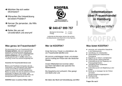 Informationen &uuml;ber Frauenhandel in Hamburg Wo gibt es