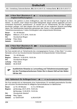 Grafschaft - KVHS Ahrweiler