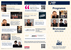 erhalten Sie das aktuelle Programm zum als