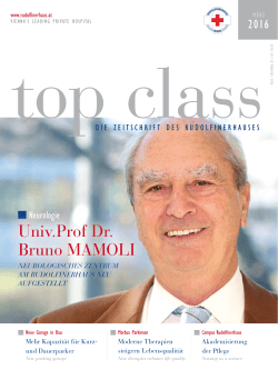 Univ.Prof Dr. Bruno MAMOLI