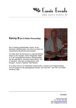 Kenny B (DJ & Radio Personality)