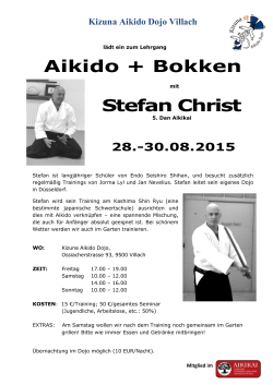 Aikido + Bokken Stefan Christ