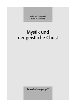 Mystik und der geistliche Christ