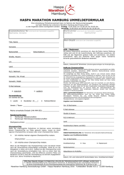 HASPA MARATHON HAMBURG UMMELDEFORMULAR
