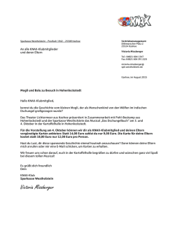 Sparkasse Westholstein – Postfach 1942 – 25509 Itzehoe