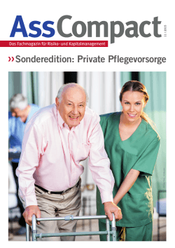 Private Pflegevorsorge