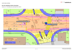 Plan des ausgeführten Werkes Strassenbau Situation z.B. 1:200