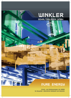 Jetzt downloaden - Winkler Schaltanlagen GmbH