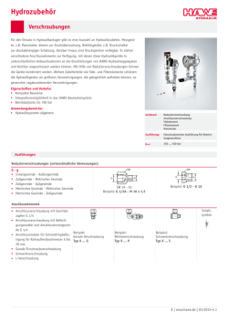Hydrozubeh&ouml;r - HAWE Hydraulik