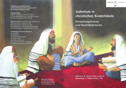 Flyer "Judentum in christlichen Kinderbibeln" (pdf Download)