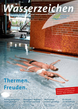 Thermen. Freuden. - Spreewald Therme