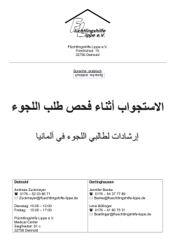 arabisch - Flüchtlingshilfe Lippe eV