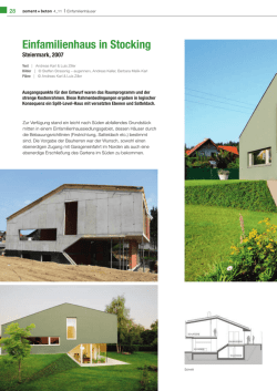 Einfamilienhaus in Stocking