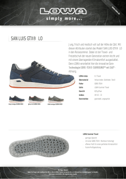 SAN LUIS GTX® LO