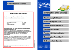 Einbrecher ohne Chance