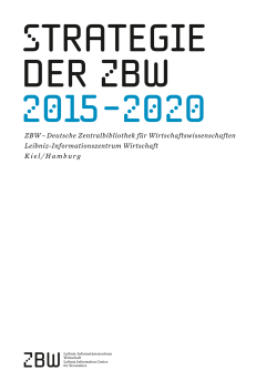 Strategie der ZBW 2015-2020