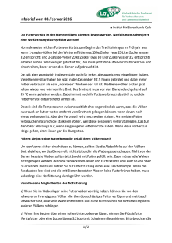 Infobrief vom 08Feb2016_LAVES IB Celle